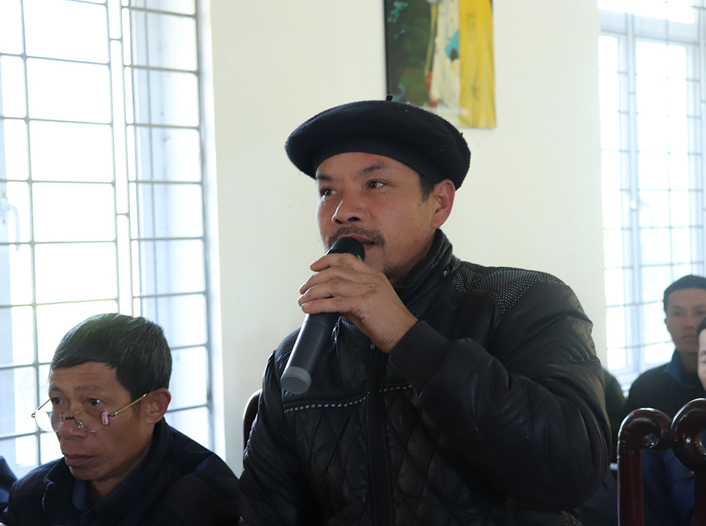 Đoàn đại biểu Quốc hội tiếp xúc cử tri tại xã bản Giang
