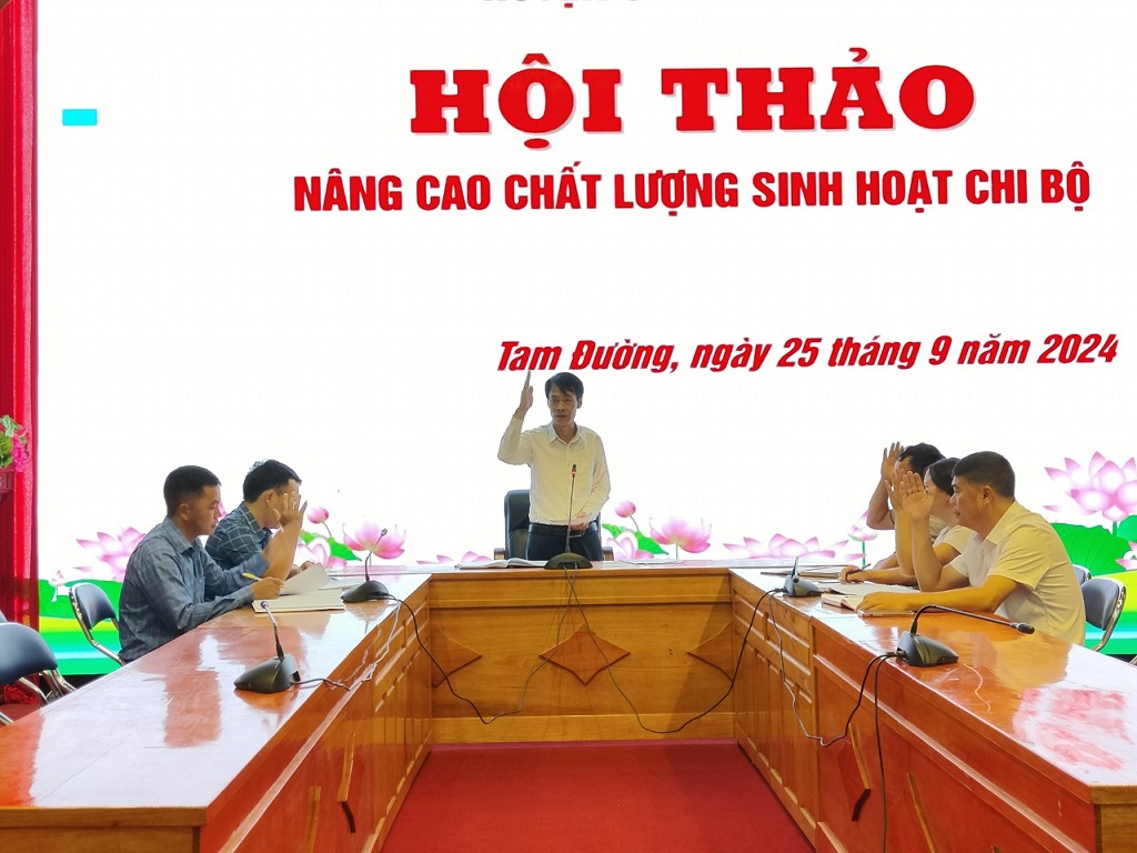 Hội thảo nâng cao chất lượng sinh hoạt Chi bộ