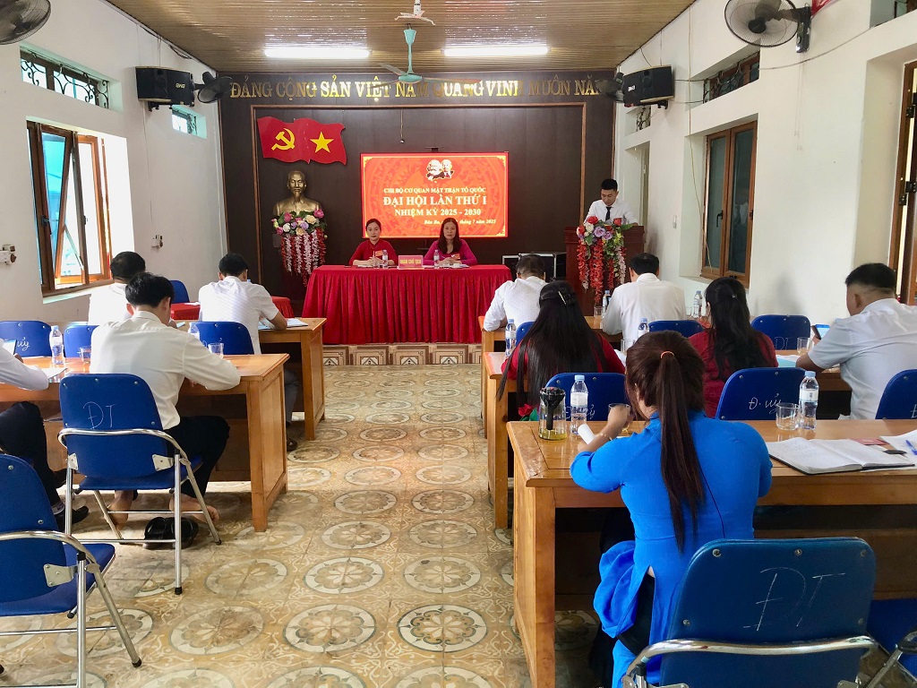 Đại hội cơ quan MTTQ xã Bản Bo lần thứ nhất, nhiệm kỳ 2025 - 2030