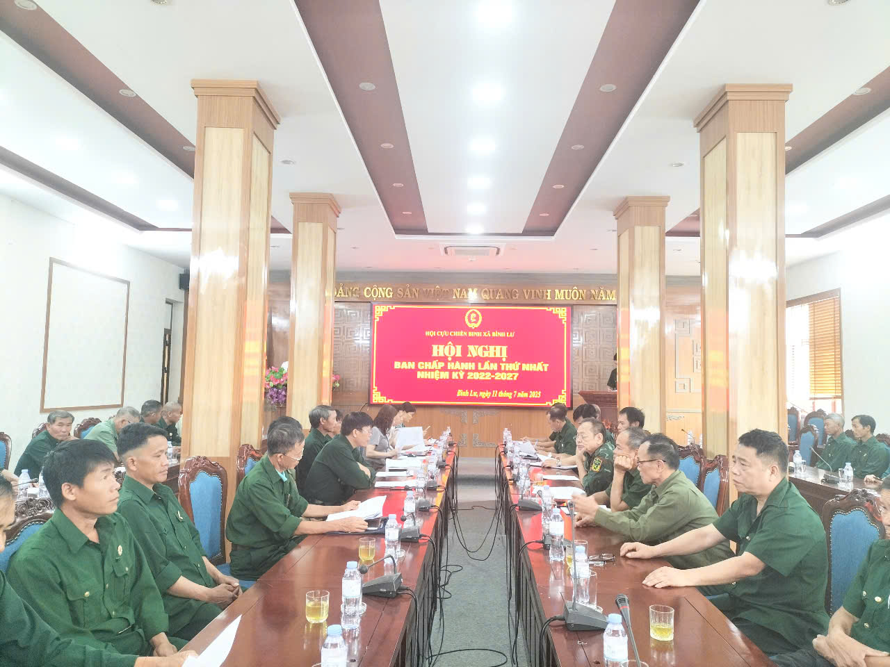 Hội nghị  lần thứ nhất Hội CCB xã Bình Lư nhiệm kỳ 2022-2027