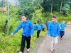 Đoàn thanh niên xã Tả Lèng: Ra quân ngày cao điểm “ Chung tay xây dựng NTM” gắn với ngày Chủ nhật xanh