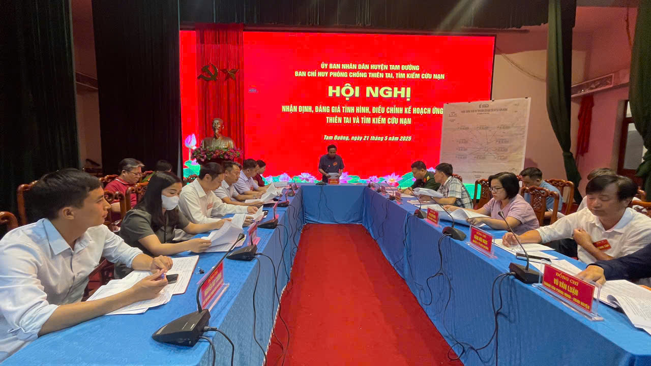 Luyện tập vận hành cơ chế trong Diễn tập phòng thủ dân sự Ứng phó bão, lụt và TKCN năm 2025