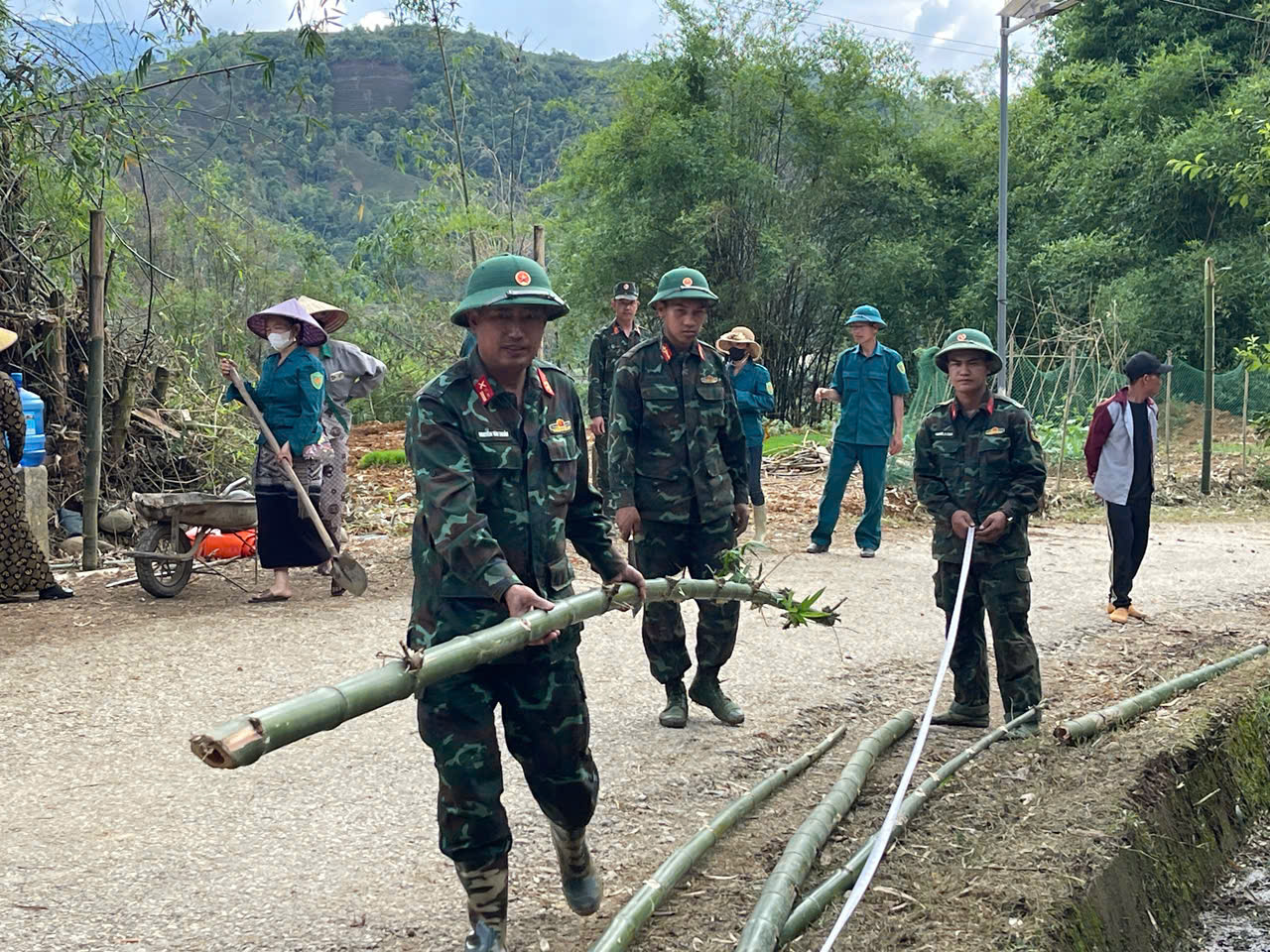 Sẵn sàng cho diễn tập phòng thủ dân sự Ứng phó bão, lụt và tìm kiếm cứu nạn