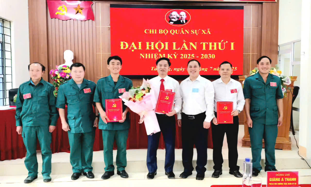 Chi bộ Ban chỉ huy Quân sự xã Tả Lèng đại hội lần thứ I, nhiệm kỳ 2025–2030